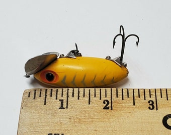 Leurre Vintage Fred Arbogast Jitterbug – Boîte D’origine, Akron Ohio
