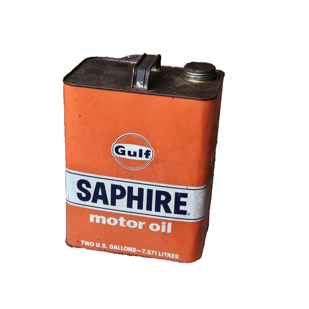 Vintage Gulf Oil Can - Etsy