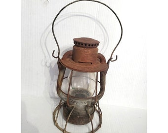 Antique Dietz Vesta Railway Lantern New York Central Lines W Antique Dietz Vesta Railway Lantern New York Central Lines W
