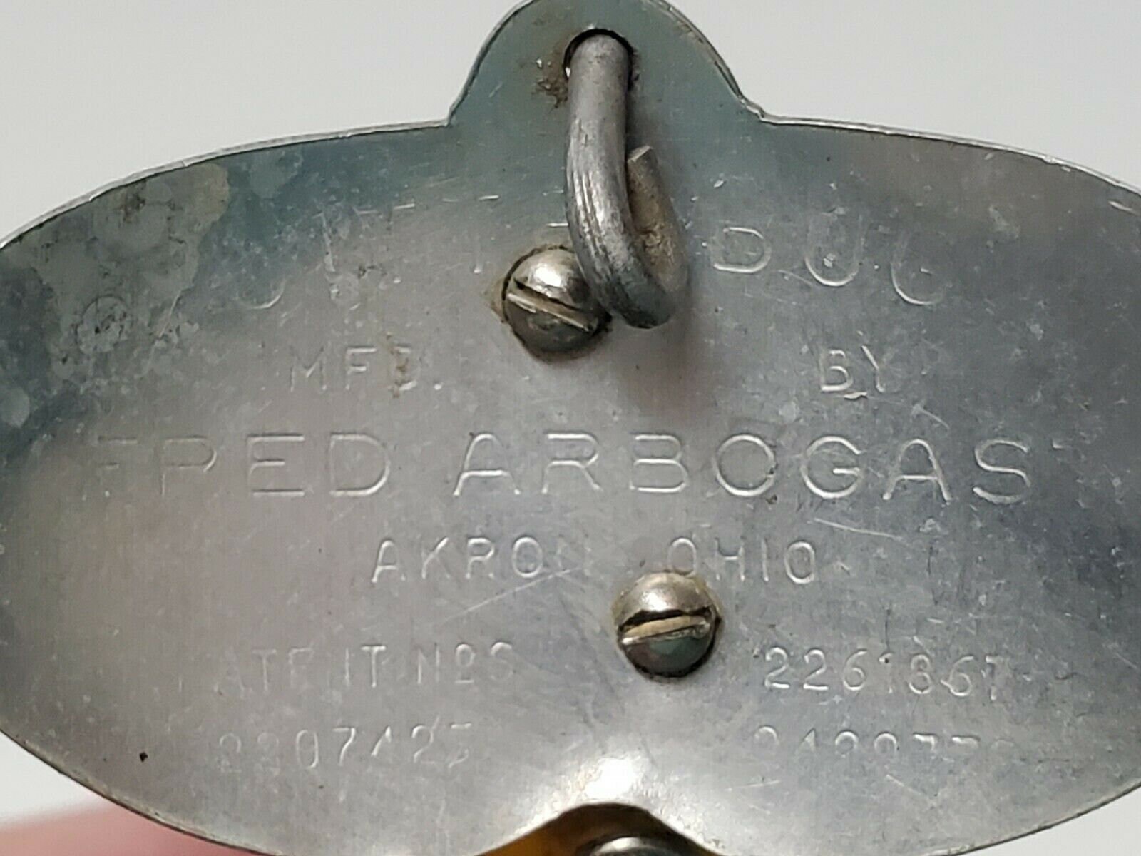 VINTAGE JITTERBUG YELLOW Fishing Lure by Fred Arbogast Akron Etsy