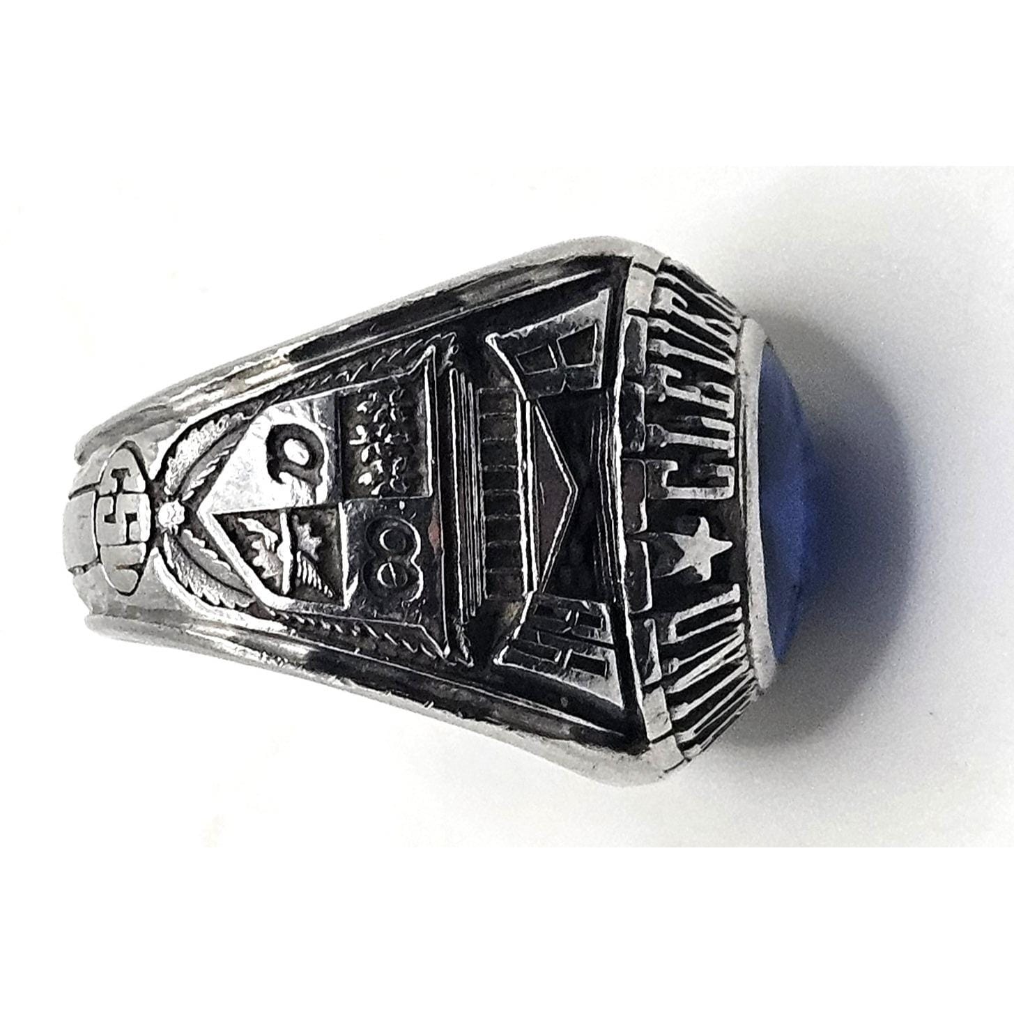 VINTAGE CLEVELAND UNIVERSITY Class Ring Blue Stone 1978 Artcarved