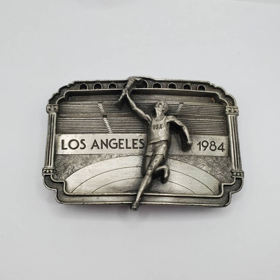 VINTAGE LOS ANGELES Olympic Games 1984 Belt Buckl… - image 5