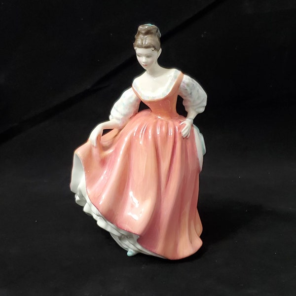 Pink Lady Figurine Etsy