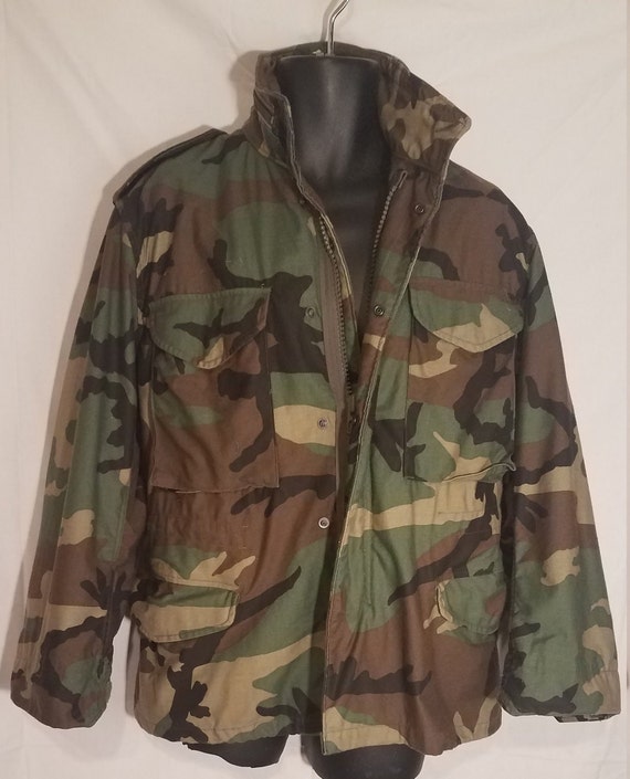 heavy military jacket