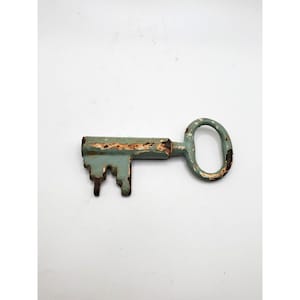 RARE LARGE KEY 17TH-19TH Century Castle Key Jail House Lock Key Church Door Key Collectible Architectural Memorabilia