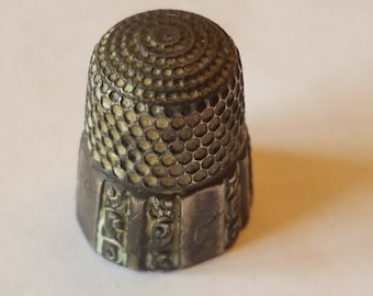 VINTAGE STERLING SILVER Thimble Collectible Sewing Thimble