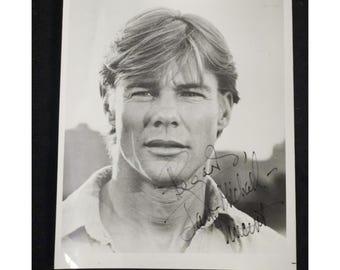 JAN MICHAEL VINCENT Autograph Photograph Vintage Movie Star Hollywood Stud Collectible Memorabilia