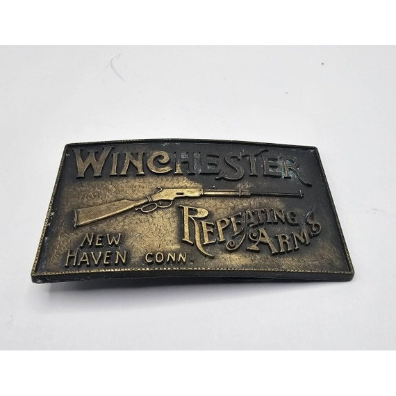 ANTIQUE WINCHESTER RIFFLE Belt Buckle Repeating A… - image 10