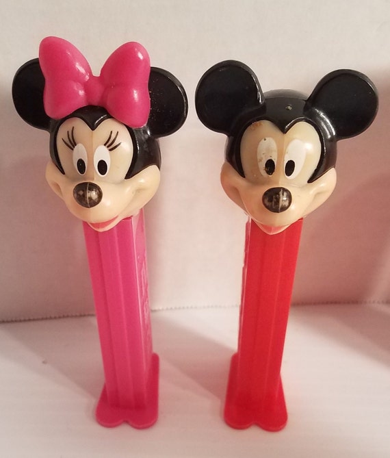 Vintage PEZ Dispenser Minnie Mouse & Mickey Made in Hungary - Etsy