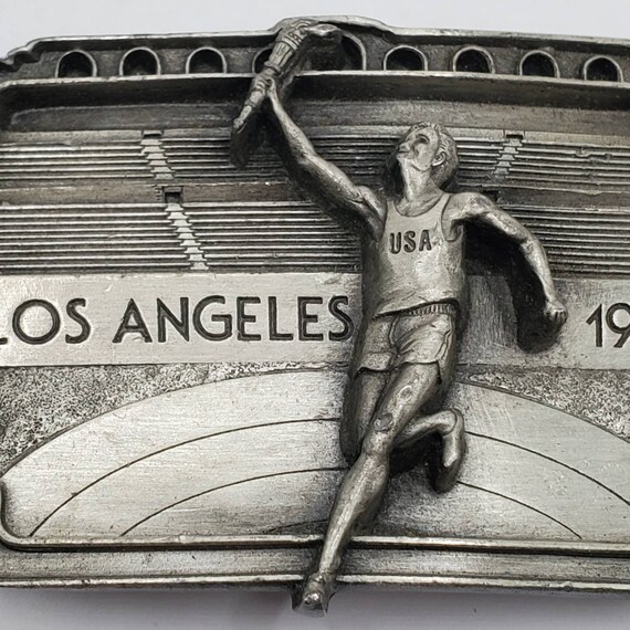 VINTAGE LOS ANGELES Olympic Games 1984 Belt Buckl… - image 8