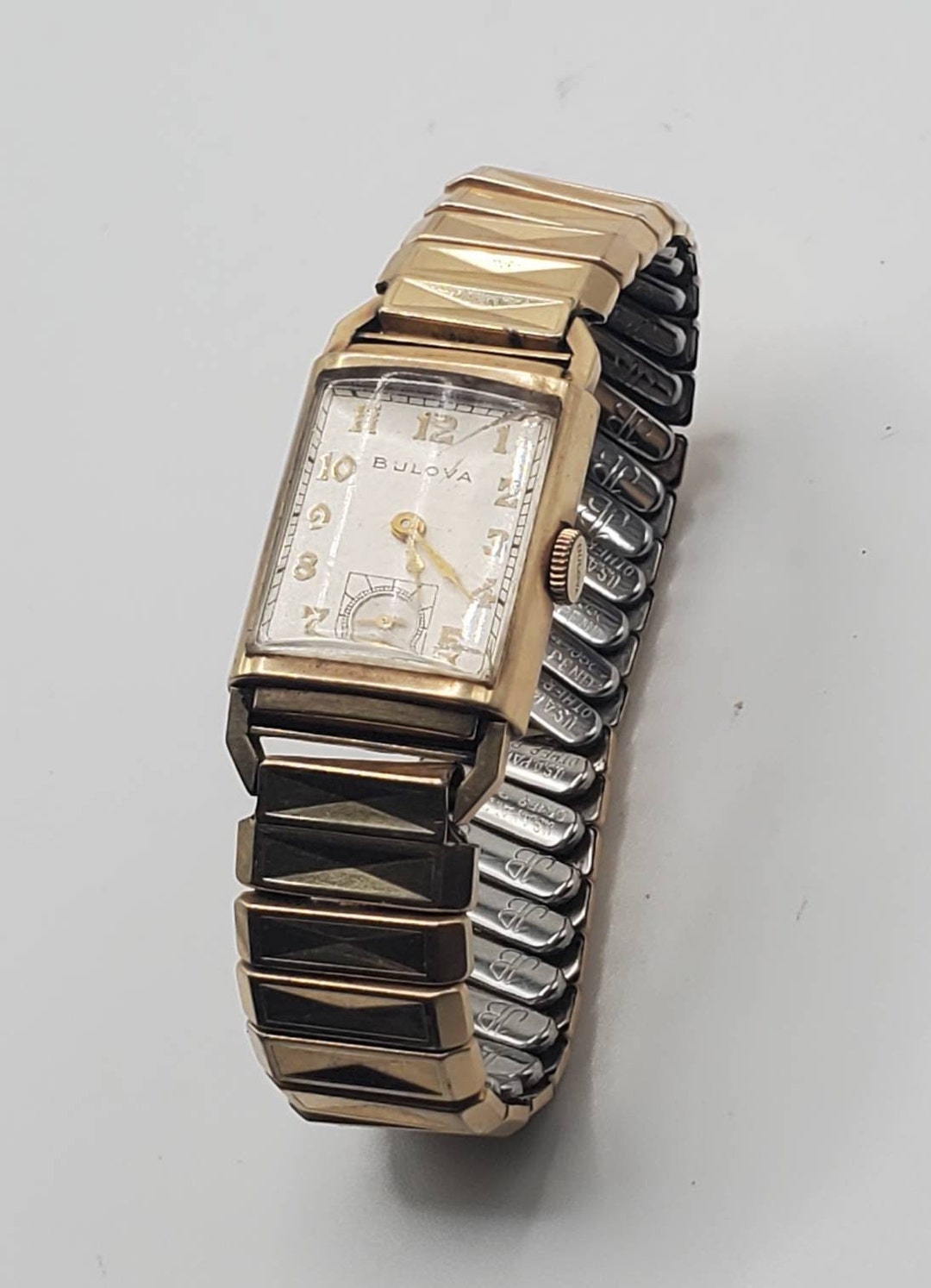 ANTIQUE BULOVA 21 JEWELS Wrist Watch 10K Gold Filled Watch Collectible ...