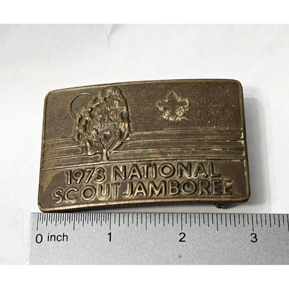 VINTAGE BOY SCOUT Belt Buckle 1973 National Scout… - image 3