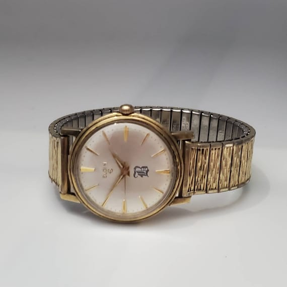 ANTIQUE ELGIN 10K R.G.P. Wrist Watch Collectible … - image 1