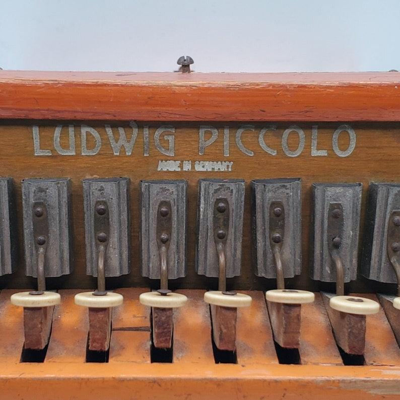VINTAGE LUDWIG PICCOLO Accordion Musical Instrument Made in Etsy