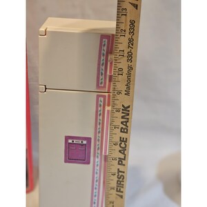 Lot Barbie Sweet Roses 1987 – Réfrigérateur/congélateur + Tenue Jeans, NRFB, Collector