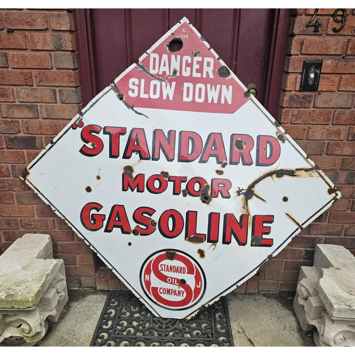 Standard Oil Co. OF NEW YORK ブリキ缶　サビあり Vintage Standard Oil Collectibles - Etsy