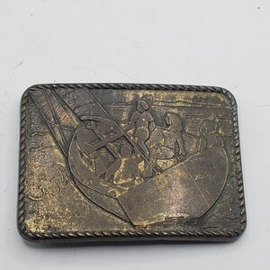 VINTAGE SAIL BOATING Belt Buckle Metal Collectible Buckle Vintage Accessories