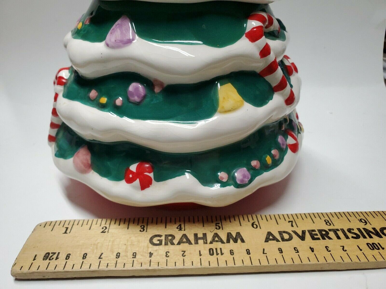 VINTAGE CHRISTMAS TREE Cookie Jar M C E Sausalito Calif. Etsy