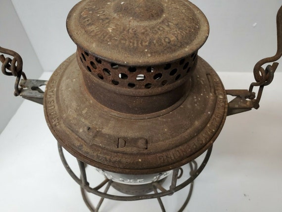 VINTAGE RAILROAD LANTERN Chicago and North West Railway C VINTAGE RAILROAD LANTERN Chicago and North West Railway C