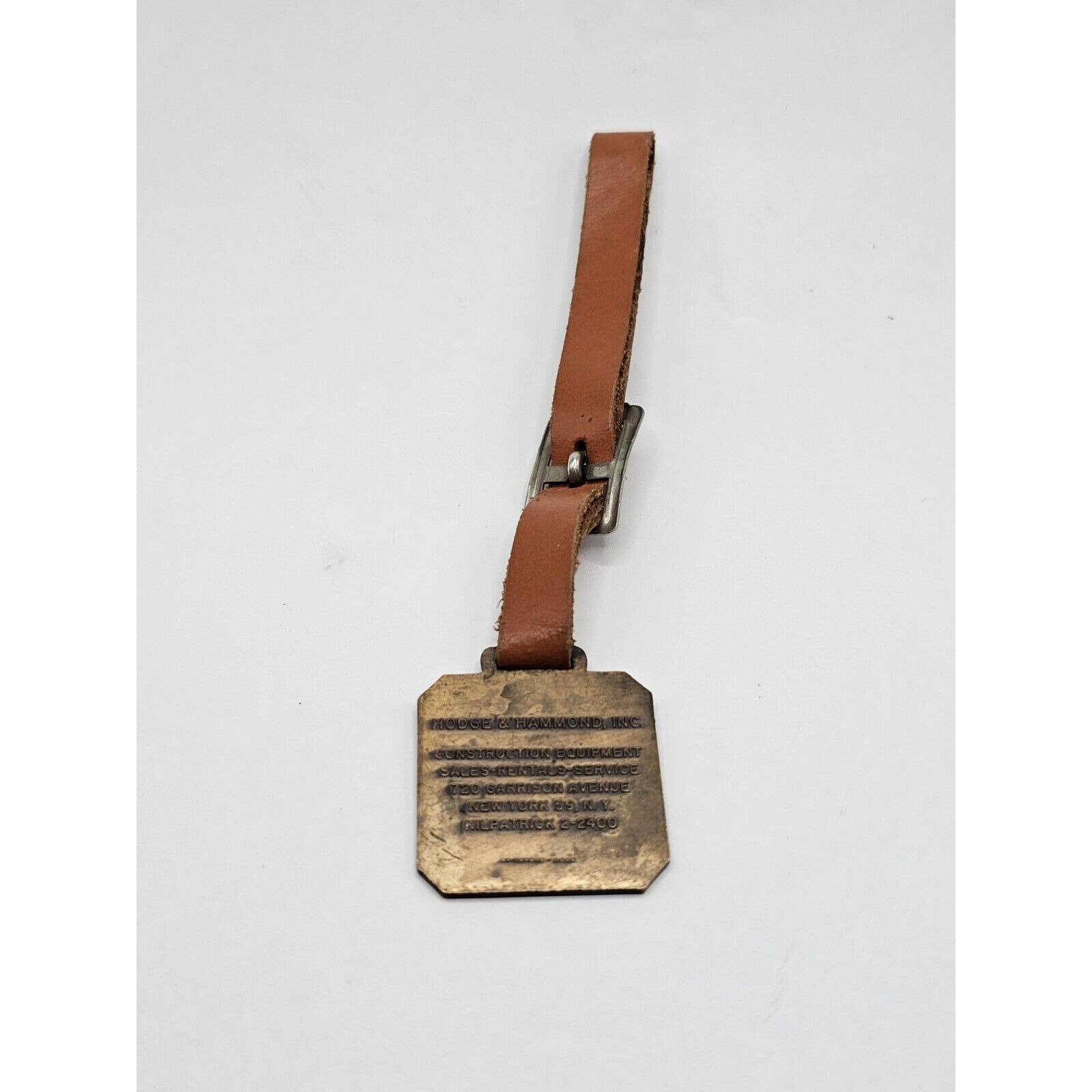 NORTHWEST STEAM SHOVEL Pocket Watch Fob Keychain Hodge & Hammond