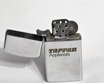 ANTIQUE ZIPPO LIGHTER Tappan Appliances Collectible Advertising Memorabilia Men's Cigarette Lighter