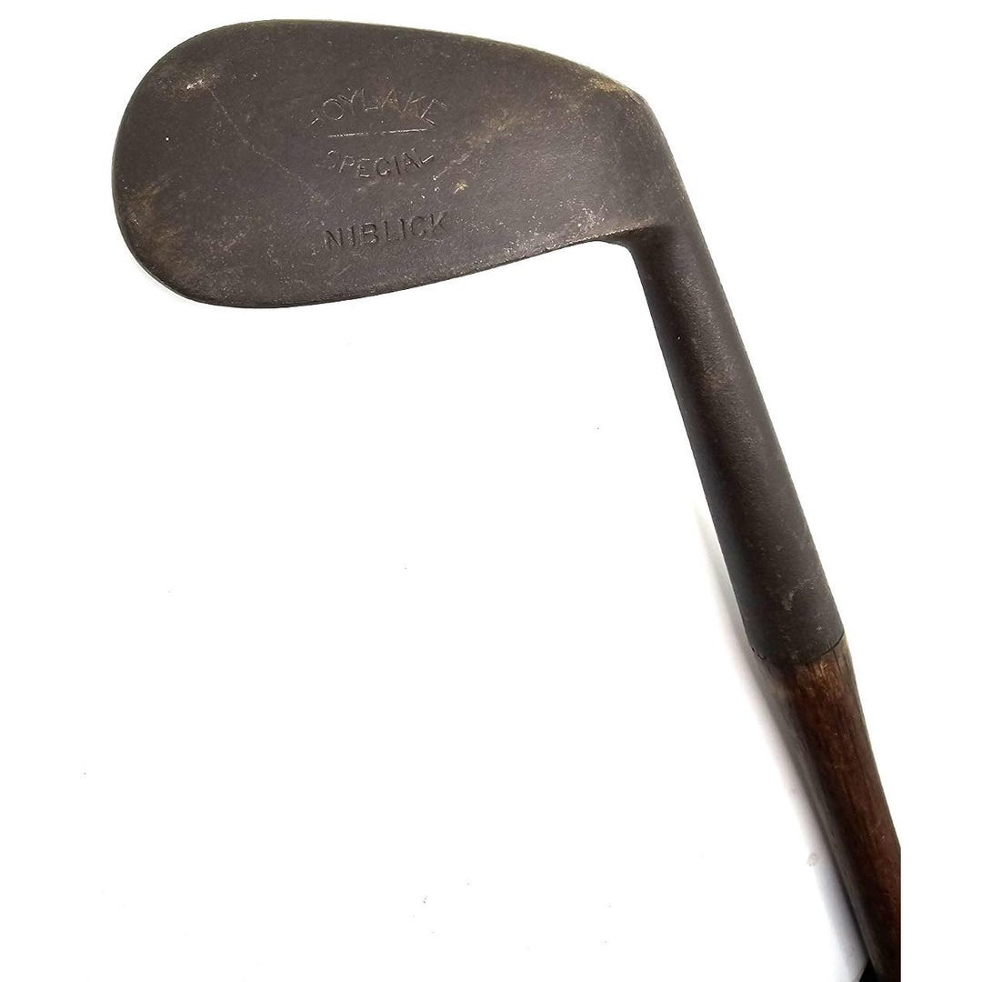 ANTIQUE GOLF HOYLAKE Special Mid Iron Golf Club Putter Hickory