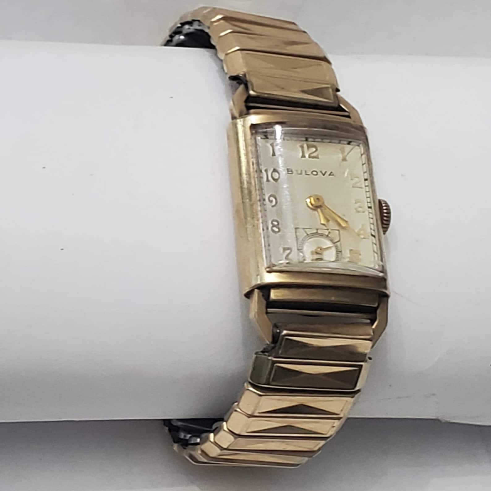 ANTIQUE BULOVA 21 JEWELS Wrist Watch 10K Gold Filled Watch Etsy