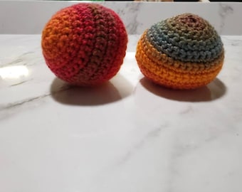 Juggling balls or hacky sacks