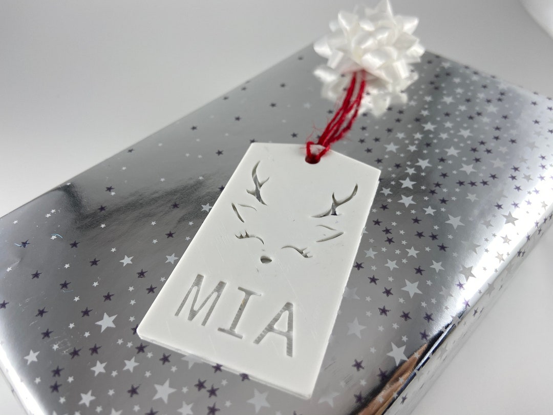 3D Printed Gift Tags Christmas - Etsy