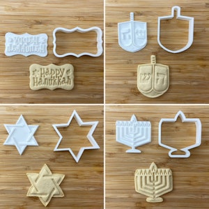 Hanukkah Cookie Cutters and Presses