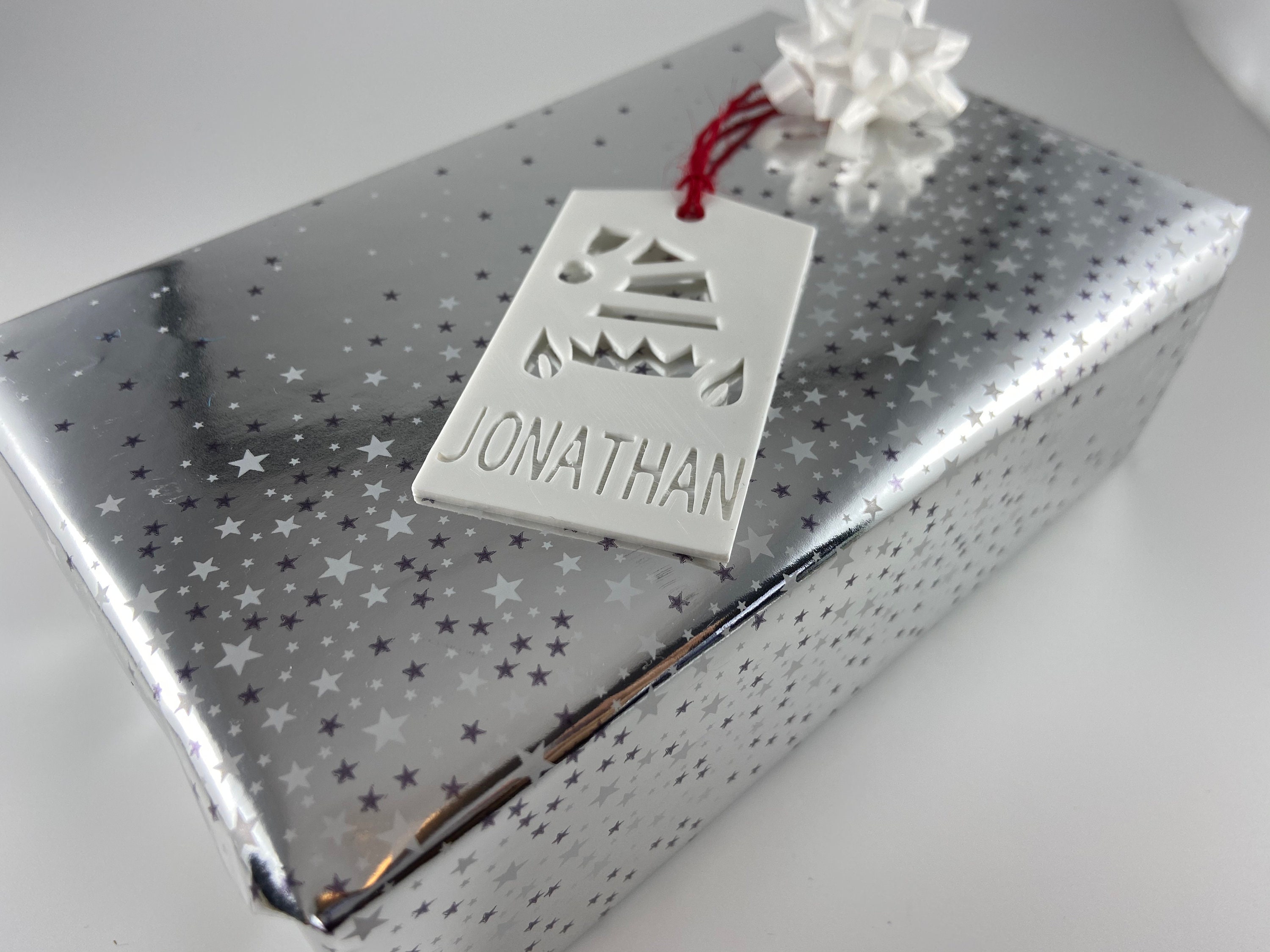 3D Printed Gift Tags Christmas - Etsy