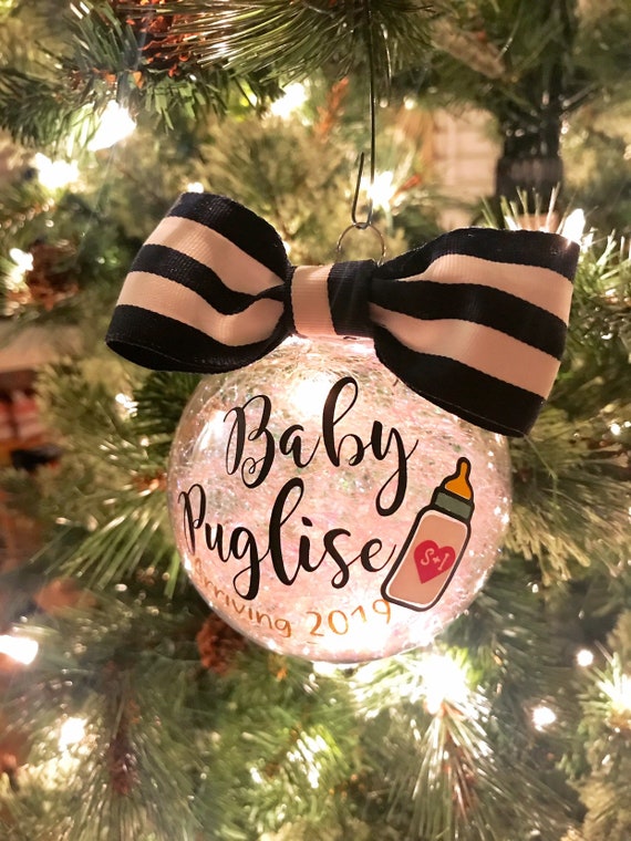 christmas ornament expecting baby