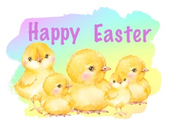VinTaGe IMaGe NuRSeRY CHiCKeN DuCK EasTeR EGG ShaBby WaTerSLiDe DeCALs