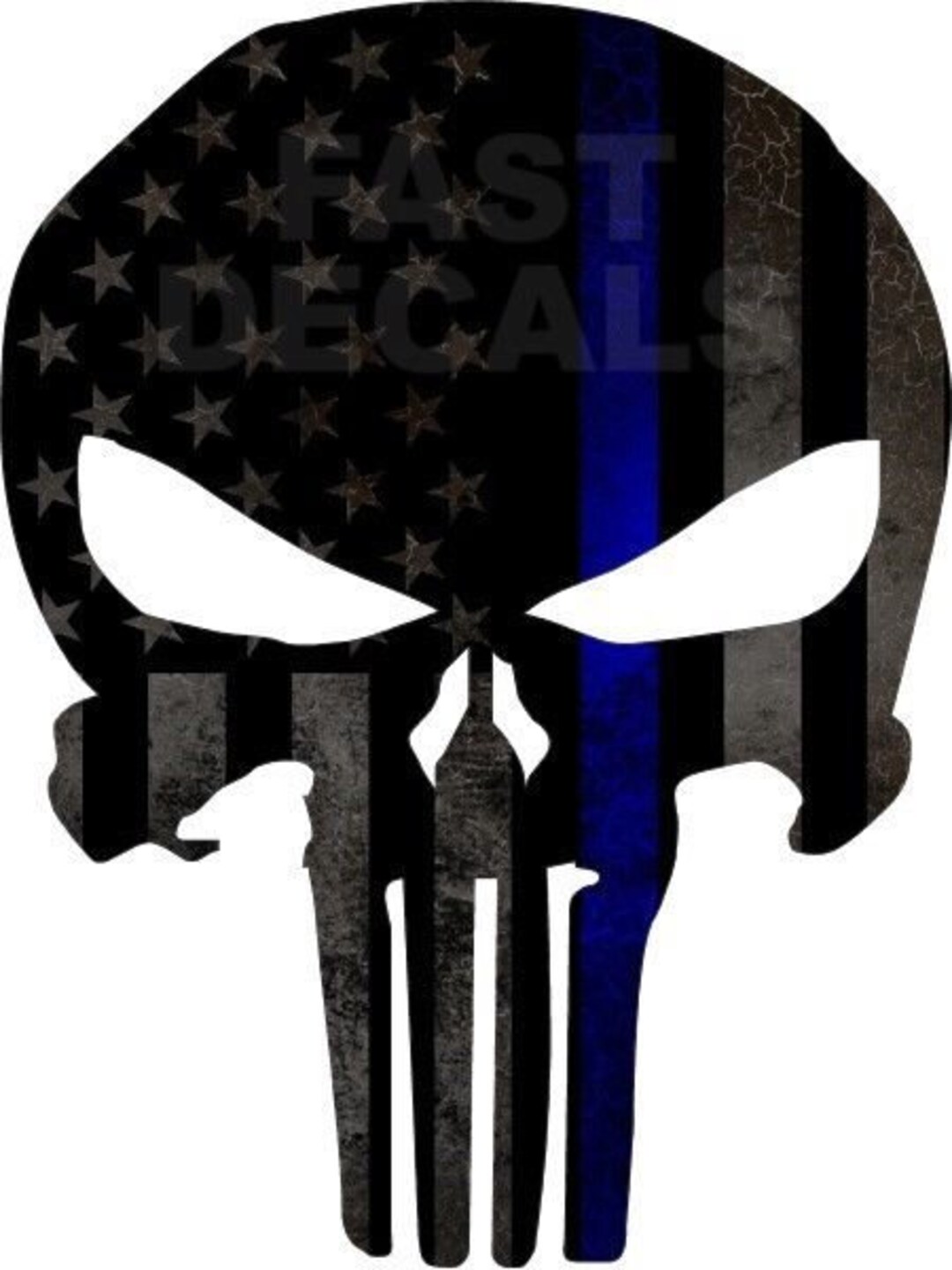 Punisher Decal ALL SIZES Punisher Sticker Choose Color