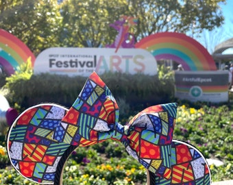 Festival of the arts inspired mouse ears , Britto inspired