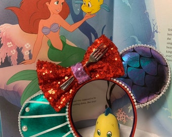 Little Mermaid inspired Mouse ears