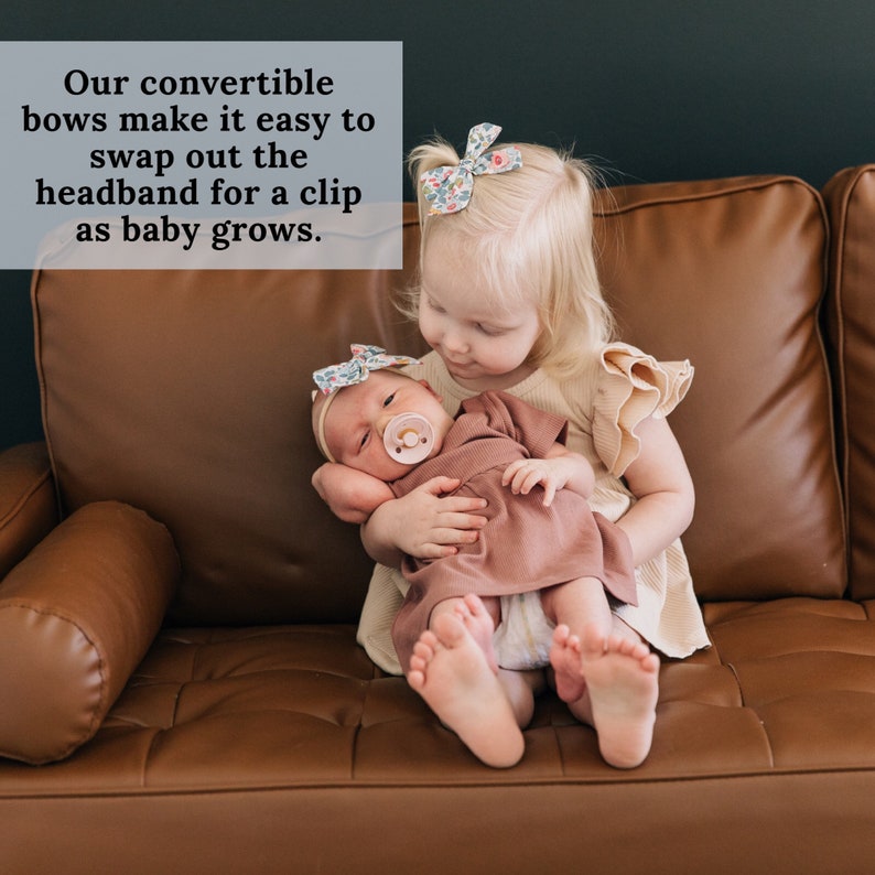 Lavender Gauze Baby and Toddler Hair Bow | Light Purple Baby Bow | Little Bare Buns image 4