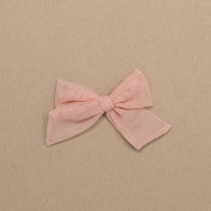 Cupid | Pink Tulle Baby and Toddler Hair Bow | Tulle Valentine&#39;s Bow | Little Bare Buns