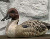 Hand-carved Pintail Decoy