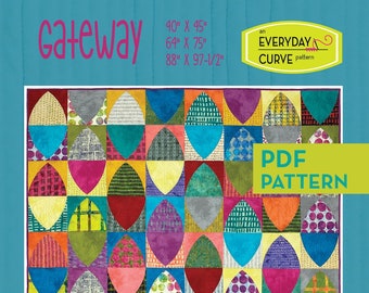 Gateway, an Everyday Curve quilt by Everyday Stitches