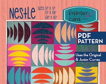 Nestle, An Everyday Curve Pattern by Everyday Stitches