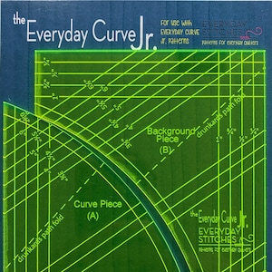 Everyday Curve Jr. Template Set for use with Everyday Curve Jr. Quilt Patterns by Everyday Stitches