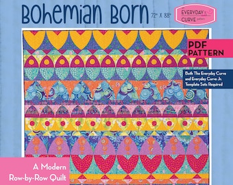 Bohemian Born - A Modern Row-by-Row Quilt