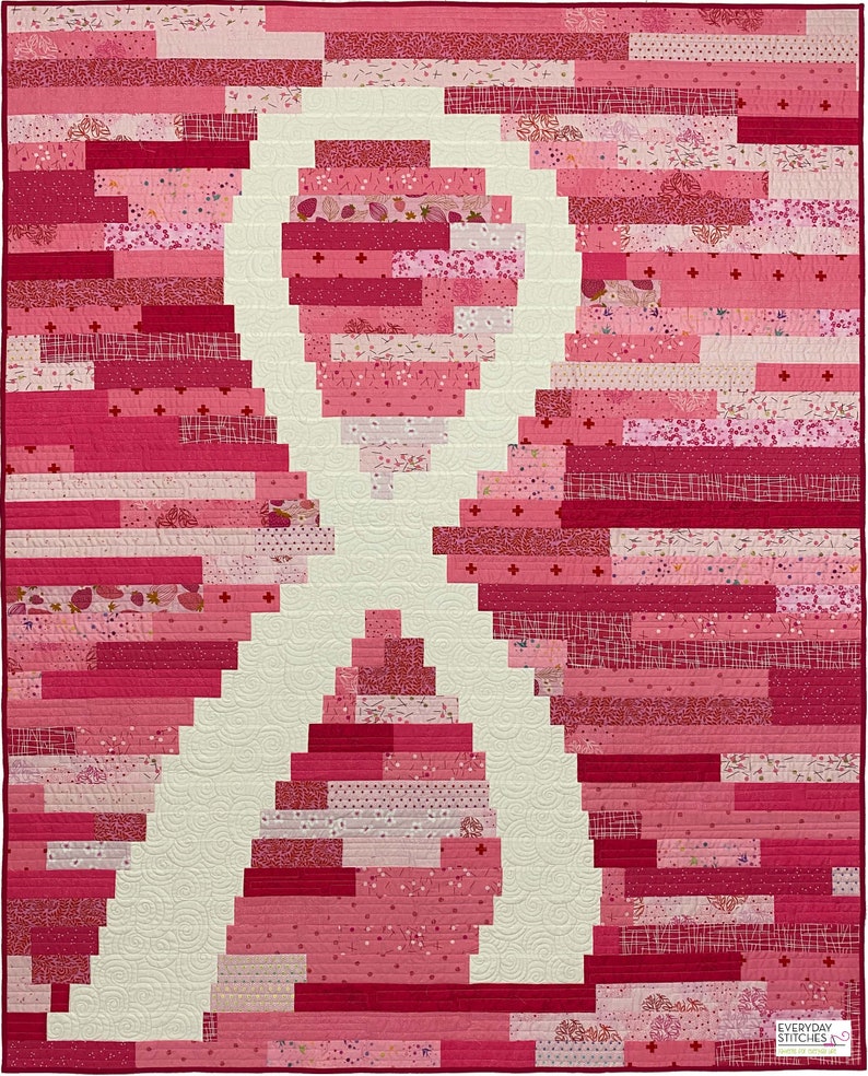 The Ribbon Quilt by Everyday Stitches, Throw Quit, Wall Hanging - Etsy