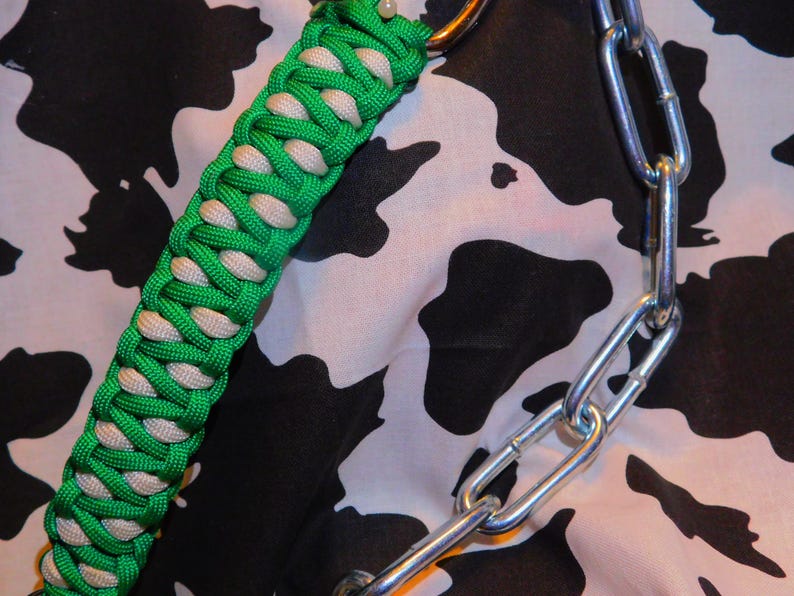 Design Your Own Goat Show Chain Collar – Custom Paracord Creation Solomon's Dragon