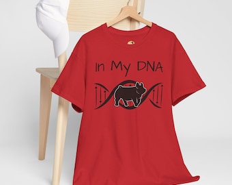 In My DNA Market Hog T-Shirt | Unique FFA 4H Show Pig Shirt