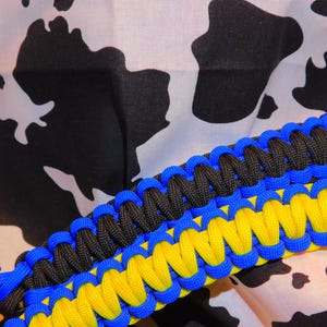 Design Your Own Goat Show Chain Collar – Custom Paracord Creation Cobra Braid