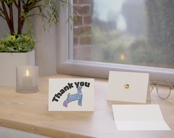Market Goat Thank You Card Greeting Cards | FFA 4H Seller Thank You