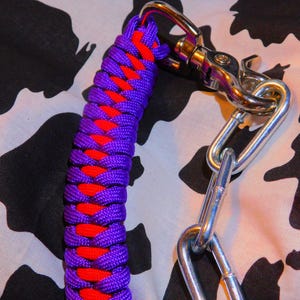 Design Your Own Goat Show Chain Collar – Custom Paracord Creation Dragon's Teeth