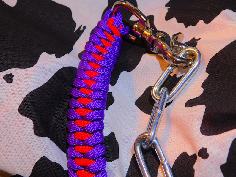 Design Your Own Goat Show Chain Collar – Custom Paracord Creation Dragon's Teeth